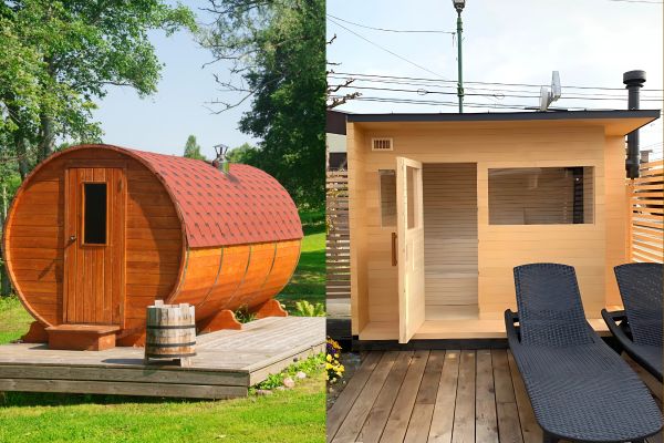 庭に設置する「バレルサウナ」や「サウナ小屋」