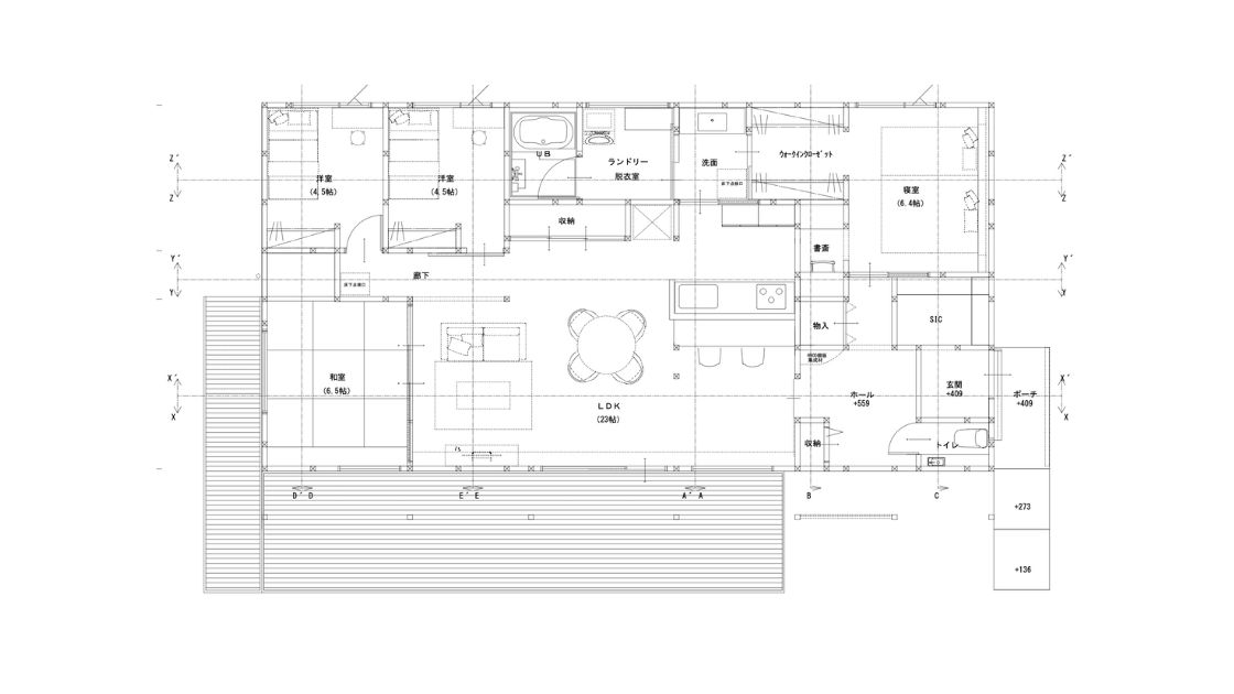 例4：平屋で暮らしやすさ最優先！25坪のコンパクト設計