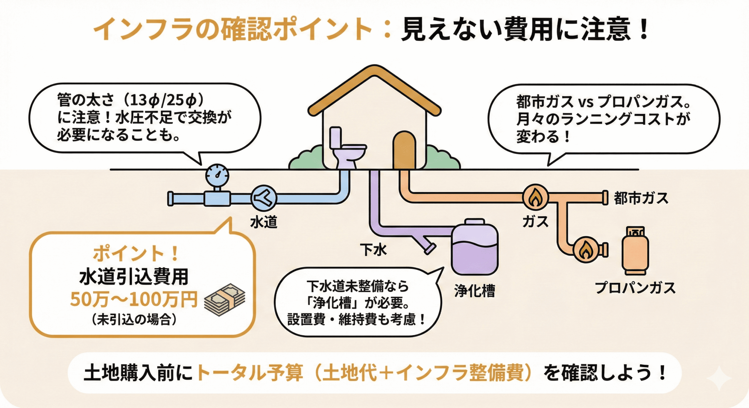 インフラのポイント