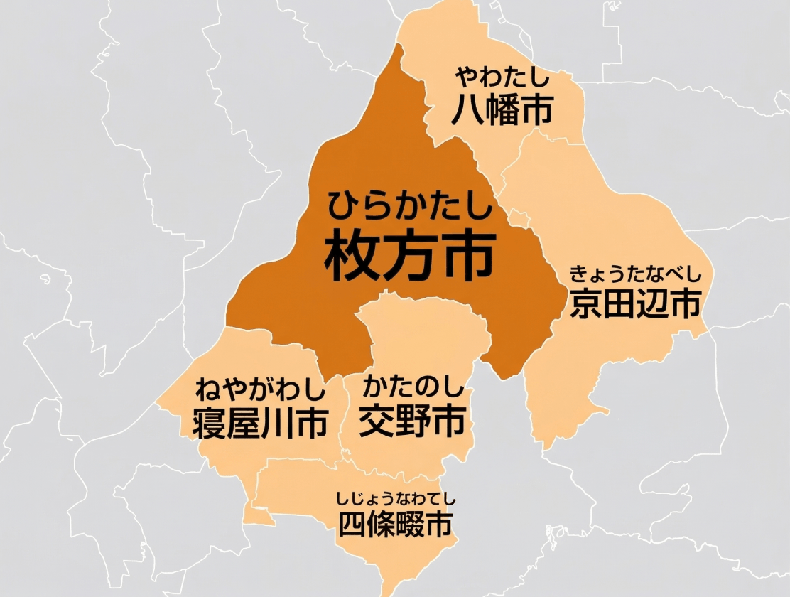 オヒサマノイエの施工エリアマップ