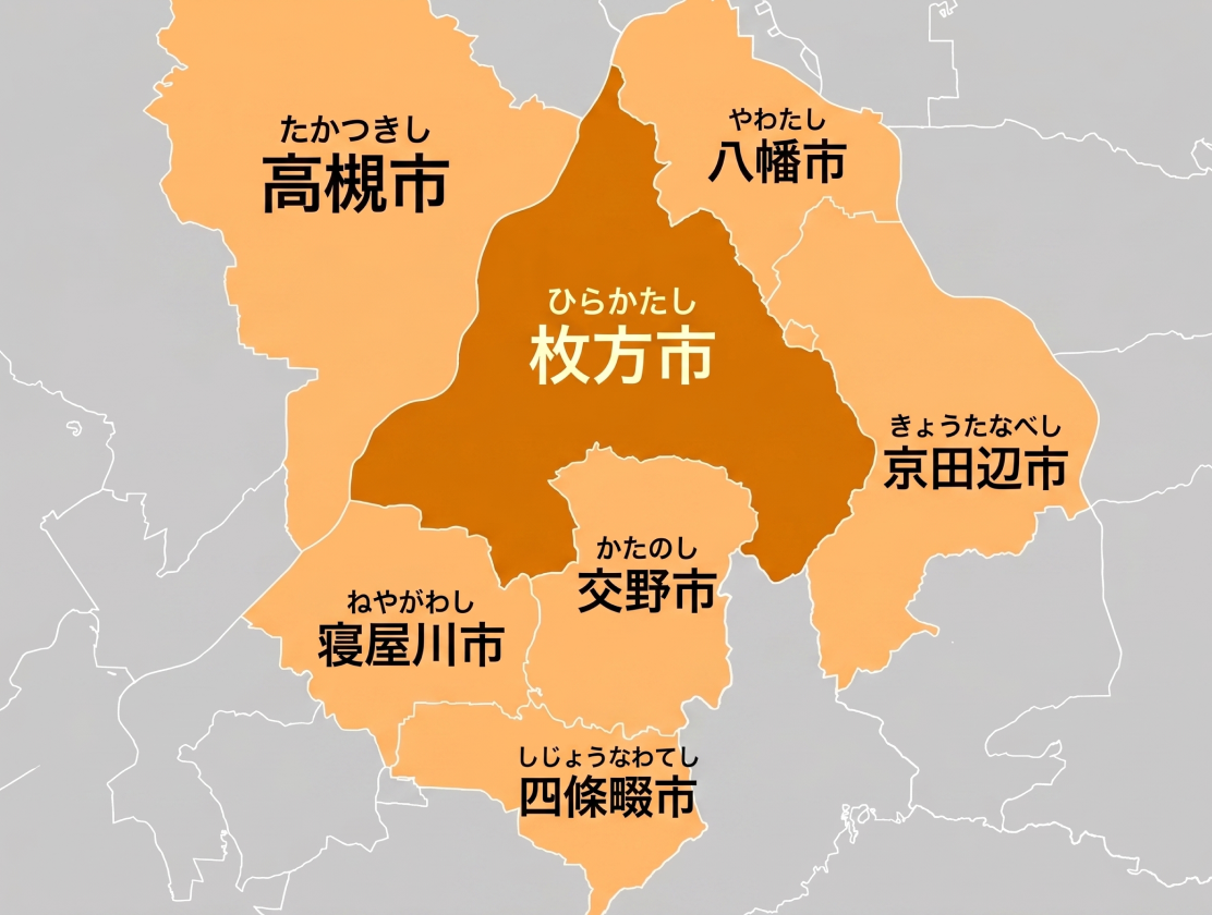 オヒサマノイエの施工エリアマップ