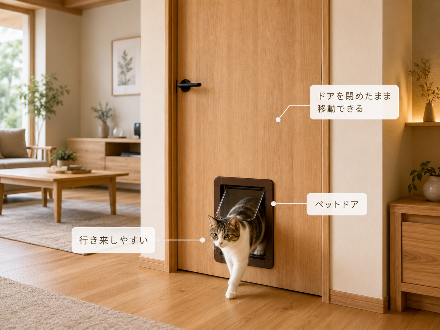 3. ペットドアの設置